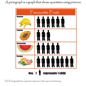 Graphing - Picture Graph Chart/Poster/Teaching Aids [Size: 12" x 18"] STEM