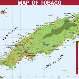 Map of Tobago