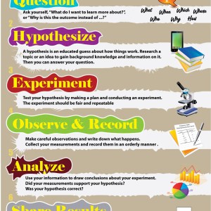 The Scientific Method Chart / Poster / Teaching Aid [Size: 18"  x 24"] Stunning!