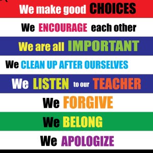 We Respect Each other [strips only]  - [Chart, Teaching Aid, Poster] Size: 18" x 3" Excellent Choice
