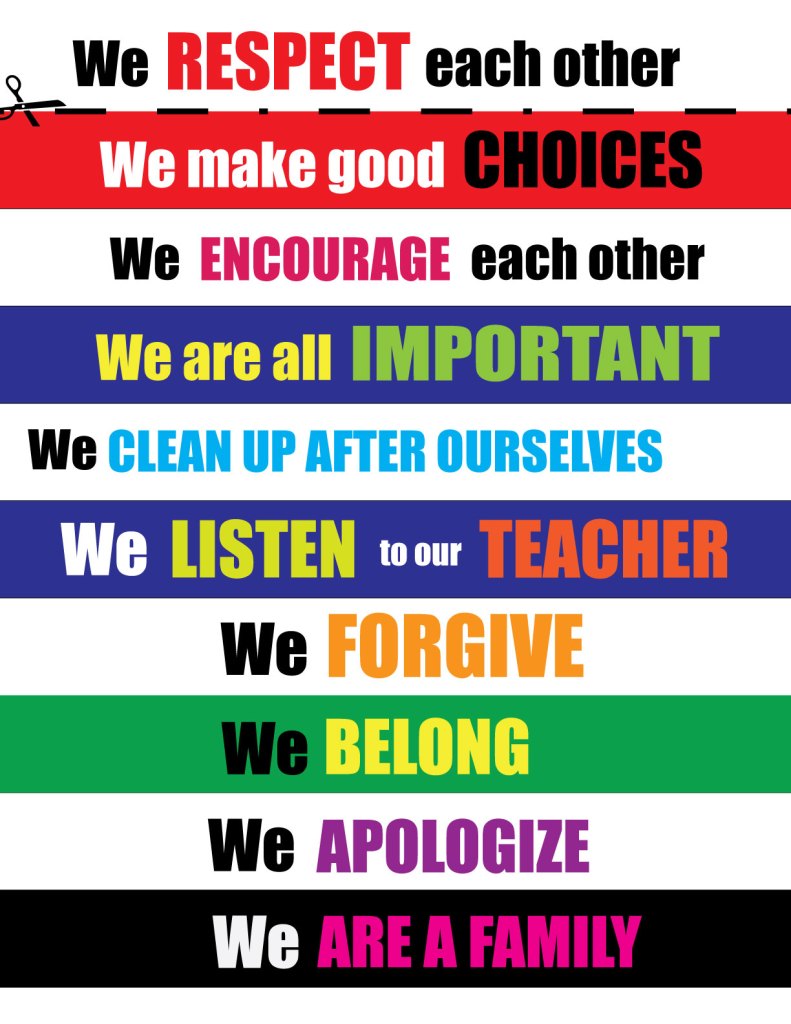 We Respect Each Other [strips Only] - [Chart, Teaching Aid, Poster ...