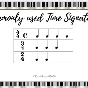 Commonly Used Time Signatures - Kayla Persad