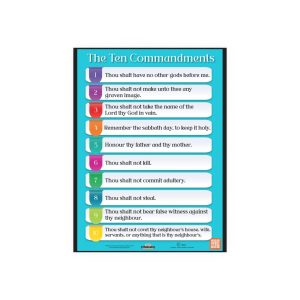 The Ten Commandments Chart
