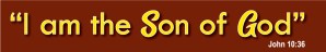I am the Son of God