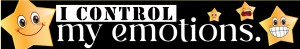 I control my Emotions